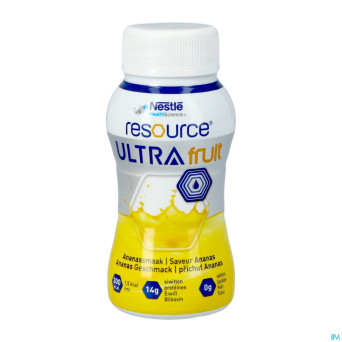 Resource ultra fruit saveur ananas 4x200ml