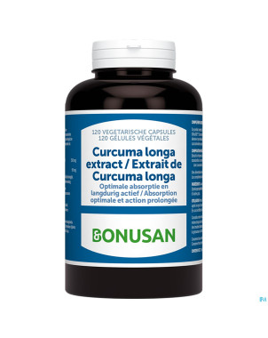 Curcuma longa extract caps 120 bonusan