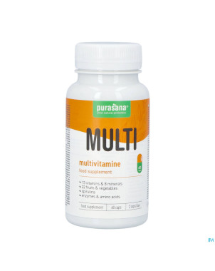 Purasana multivitamine fruit&veggie v-caps 60 nf