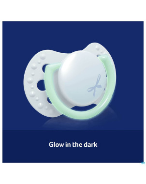 Difrax sucette dynamic newborn babyshower blue 2