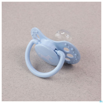 Difrax sucette dynamic newborn babyshower blue 2