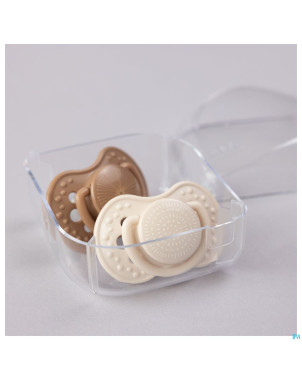 Difrax sucette dynamic harmony l.&d.grey  0-3m 2