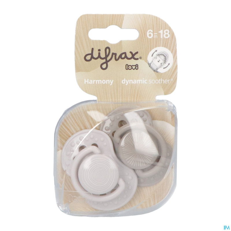 Difrax sucette dynamic harmony 6-18m 2