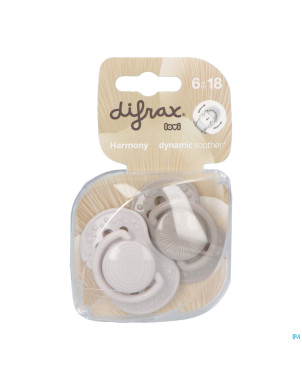 Difrax sucette dynamic harmony 6-18m 2