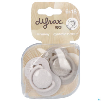 Difrax sucette dynamic harmony 6-18m 2