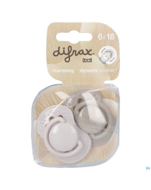 Difrax sucette dynamic harmony 6-18m 2
