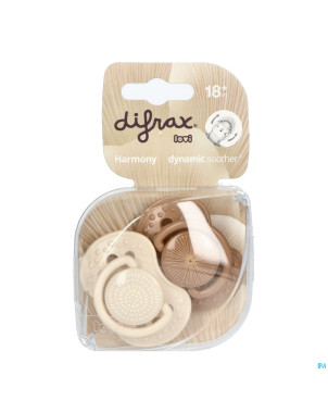 Difrax sucette dynamic harmony 18m+ 2