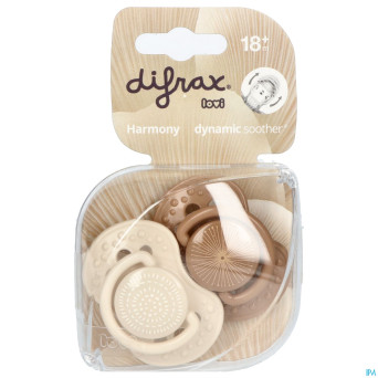 Difrax sucette dynamic harmony 18m+ 2