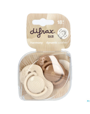 Difrax sucette dynamic harmony 18m+ 2