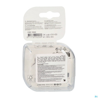 Difrax sucette dynam.harmony creme&l.brown 18m+ 2