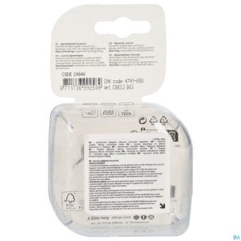 Difrax sucette dynam.harmony creme&l.brown 18m+ 2