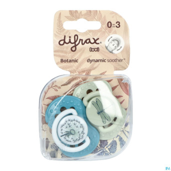 Difrax sucette dynamic botanic 0-3m 2