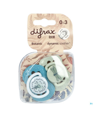 Difrax sucette dynamic botanic 0-3m 2