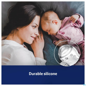 Difrax sucette dynamic botanic blue&green 0-3m 2