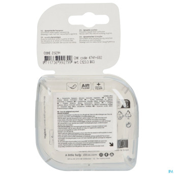 Difrax sucette dynamic botanic pink&purple 0-3m 2