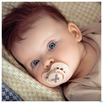 Difrax sucette dynamic botanic blue&green 3m+ 2