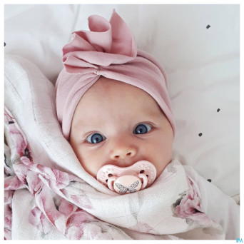 Difrax sucette dynamic botanic pink&purple 3m+ 2