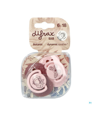 Difrax sucette dynamic botanic 6-18m 2