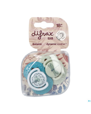 Difrax sucette dynamic botanic 18m+ 2