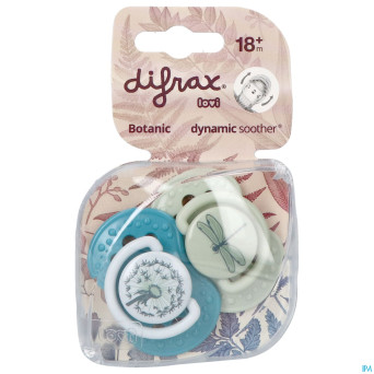 Difrax sucette dynamic botanic 18m+ 2