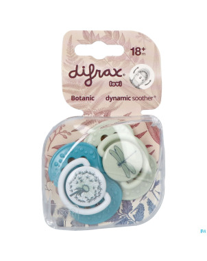 Difrax sucette dynamic botanic 18m+ 2