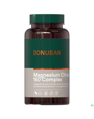 Magnesiumcitraat 150mg plus comp 120 nf bonusan