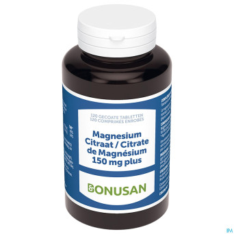 Magnesiumcitraat 150mg plus comp 120 nf bonusan