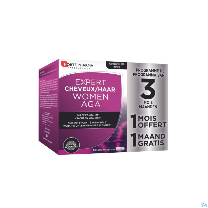 Expert cheveux women aga caps 180 nf