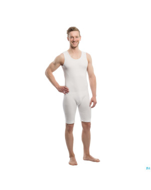 Suprima 4698 body sans manche+zip jambe blanc xxl
