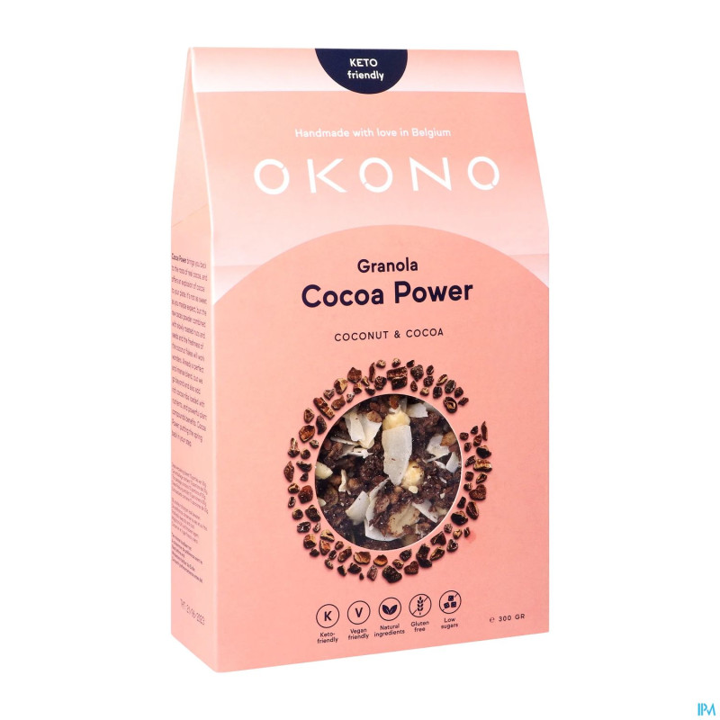 Okono granola cocoa power noix coco&cacao 300g