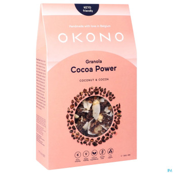 Okono granola cocoa power noix coco&cacao 300g