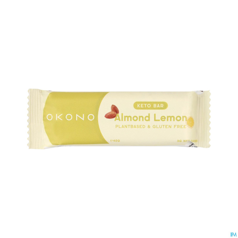 Okono keto bar almond lemon 40g