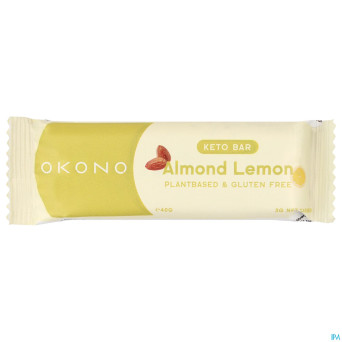 Okono keto bar almond lemon 40g