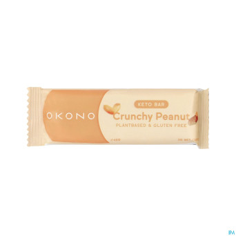 Okono keto bar crunchy peanut 40g
