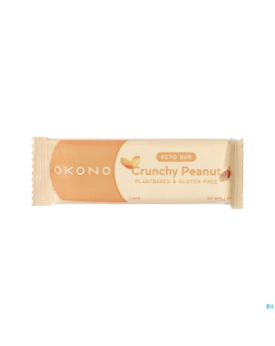 Okono keto bar crunchy peanut 40g