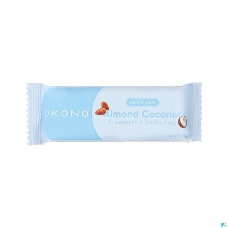 Okono keto bar almond coconut 40g