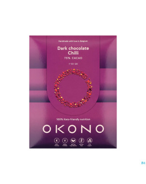 Okono chocolat noir piment 50g
