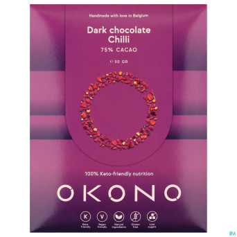 Okono chocolat noir piment 50g