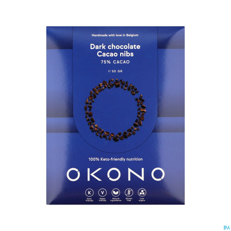 Okono chocolat noir eclats 50g