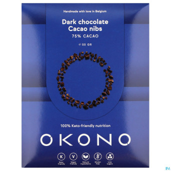 Okono chocolat noir eclats 50g