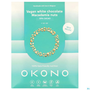 Okono chocolat blanc noix macadamia