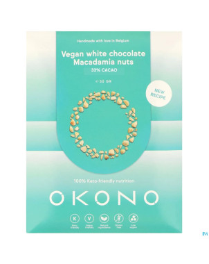 Okono chocolat blanc noix macadamia