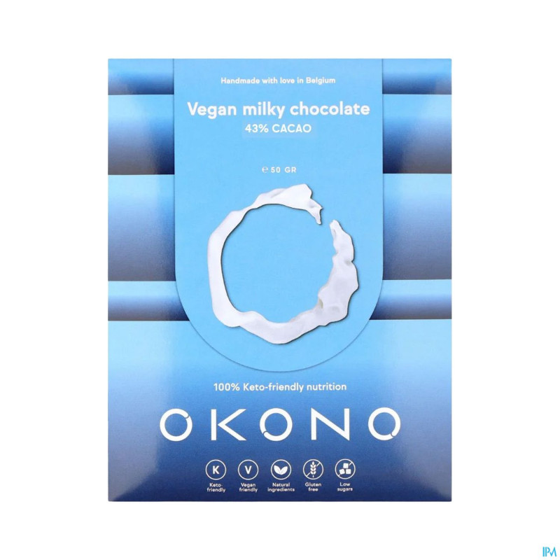 Okono chocolat lait vegetalien 50g