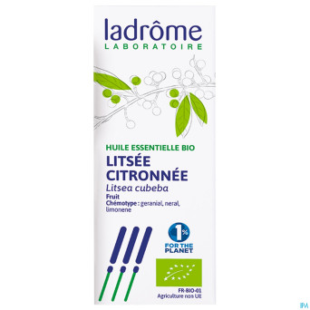 Ladrome huile essentielle litsee citronee 10ml