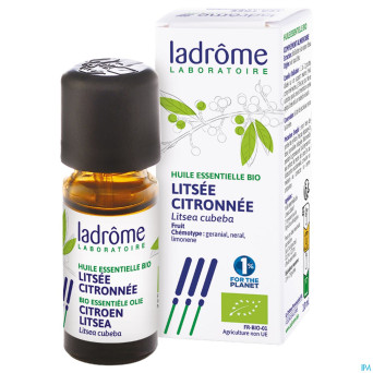 Ladrome huile essentielle litsee citronee 10ml
