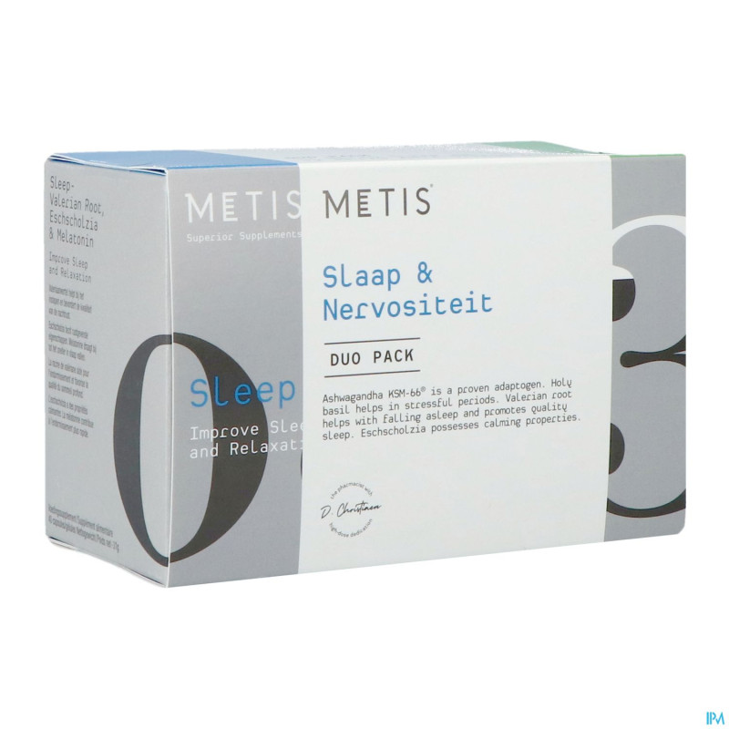 Metis sommeil & nervosite duo v-caps 40x2