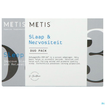 Metis sommeil & nervosite duo v-caps 40x2