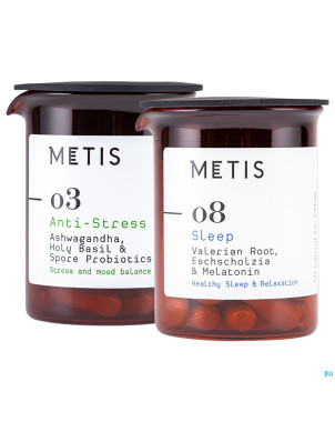 Metis sommeil & nervosite duo v-caps 40x2