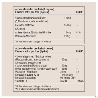 Metis sommeil & nervosite duo v-caps 40x2