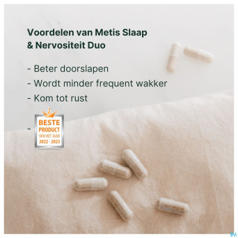 Metis sommeil & nervosite duo v-caps 40x2